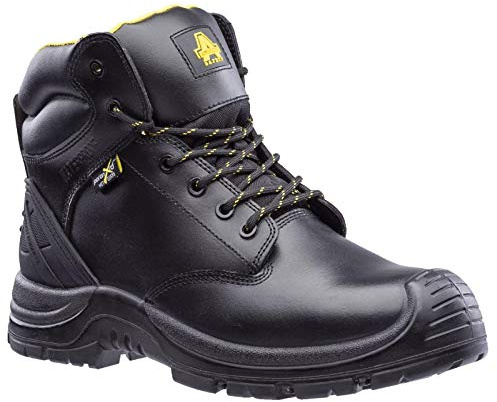 Amblers Safety Unisex AS303C Wrekin Metal Free Metatarsal Waterproof Safety Boot/Metatarsal Safety Footwear,Black, Size UK 11