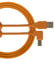 UDG U95004OR Câble USB 2.0 (A-B) - Audio haut débit optimisé USB 2.0 A mâle vers B mâle, orange, 1 mètre. Compatible avec tout appareil USB A-B