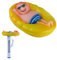 N/O Thermomètre de piscine flottant avec corde - Incassable - Pour piscines extérieures et intérieures, spas, jacuzzis, aquariums et étangs à poissons - Pour homme