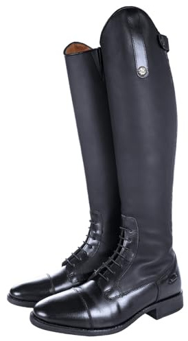 HKM Sevilla - Stivali da equitazione, taglia 46, colore: Nero