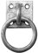 The Home Fusion Company Galvanised Steel Ring On Plate 50x50mm Plate 8mm Gauge Ring Rust Proof Security