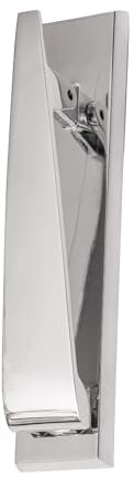 SIZAH 6 Inch Door Knocker Polished Chrome, Slim Silver Door Knocker for Front Door, Elegant Front Door Furniture with A Modern Stylish Design.
