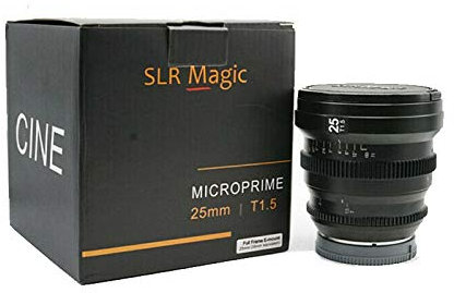 SLR Magic - Obiettivo T1.5/35 mm T1.3/50 mm T1.2/75 mm T1.5/15 mm T3.5/Cine per fotocamera Sony E Mount.