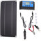 Kit de panneau solaire, 600W 18V 11.8x5.7in 15oz Chargeur solaire en silicium monocristallin, kit de chargeur de panneau solaire avec contrôleur de chargeur 100A pour centrale électrique de générateur