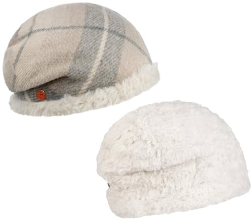 Mayser Kacey Check Wendemütze Beanie Karos Made in EU Damen Herbst Winter