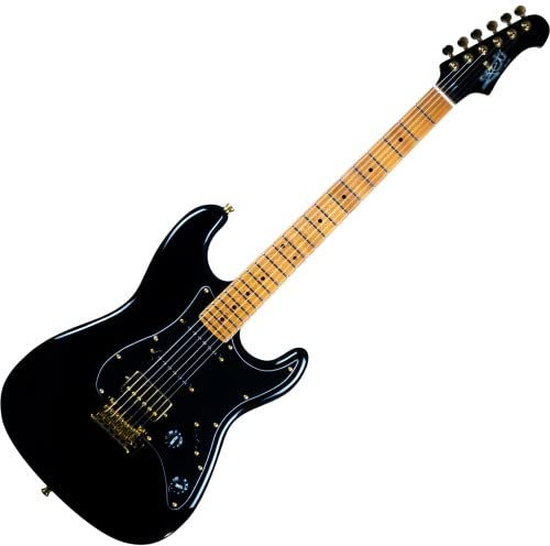 JET Guitars JS400 Black E-Gitarre