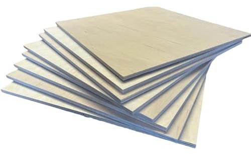Sperrholz Birke 6mm stark in DIN A1 A2 A3 A4 A5 Laubsägeholz Bastelholz Sperrholzplatten (10 Stück DIN A2 (594x420mm))