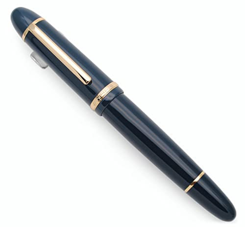JINHAO X159 Fountain Pen (F Nib 0.5mm, Dark Blue with Gold Clip)