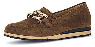 Gabor Damen Slipper, Frauen Slip On,Wechselfußbett,Moderate Mehrweite (G),Loafer,College Schuhe,Businessschuhe,REH (Blush),39 EU / 6 UK