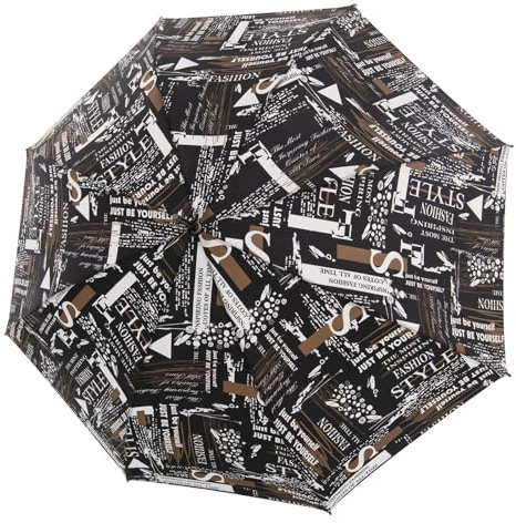 doppler Fiber Flex AC Umbrella Scribble Black