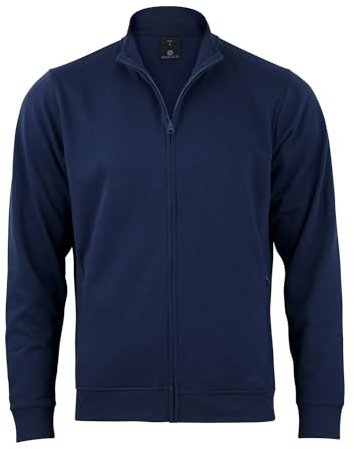 STARK SOUL Sweatjacke BLANK, mit Stehkragen, Reißverschluss und 2 Schubtaschen | French Terry