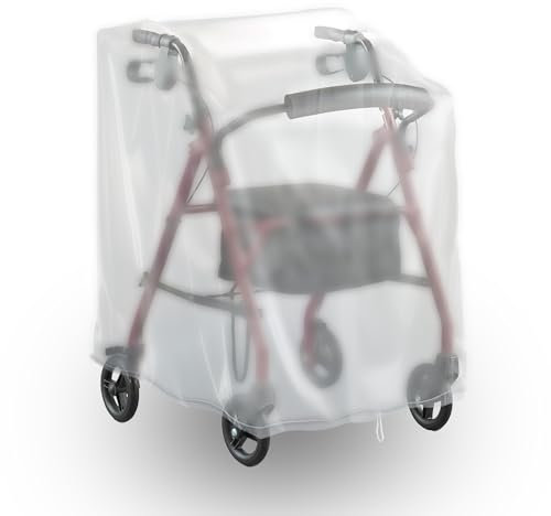 IndigoTempest9 Rollator Walker Cover – Abdeckung für Gehhilfen für Senioren, Rollator wasserdicht schützend, passend für Rollator mit Rädern und Sitz (nur Bezug, mattiert)