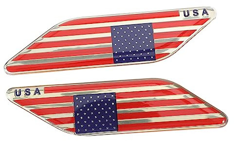 PACKOVE 1 Paar Amerikanische Flagge Auto aufkleber magnetische Autoaufkleber Aufkleber mit amerikanischer Flagge Flaggen Fensteraufkleber mit Flagge Autoaufkleber der amerikanischen Flagge