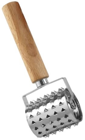 Cabilock batticarne inteneritore con Manico in Legno di Carne messalino Messenger Manzo tritacarne Strumento per Battere la Carne Fornitura Cucina Semplice Aghi