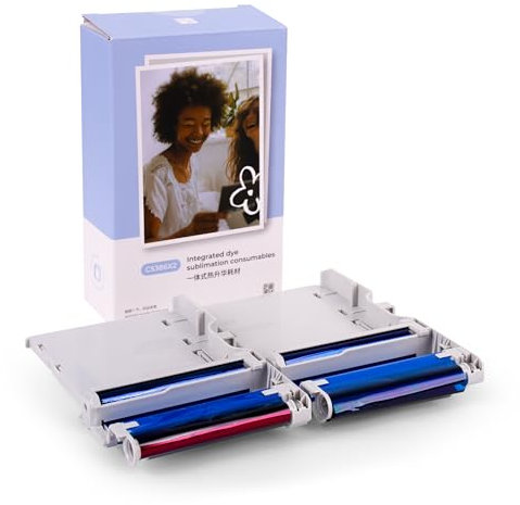 Fotopapier HPRT für CP2100 54 teilig und 1 Kartusche Anzug Fotodrucker Zubehör