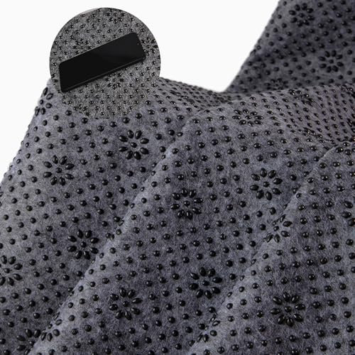 Huimai 200 x 200 cm de tela de tufting, base antideslizante para alfombras, base antideslizante con patrón de flores de ciruelo, base de tela de vinilo para tufting para alfombras, fácil de cortar