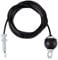 NQEUEPN 118in Fitness Pulley Cable, Home Gym Replacement Cables Pulley System Gym Heavy Duty Fitness Steel Wire Rope for Pulley Machine Accessories Home Gym (Fixed Style with Screw)