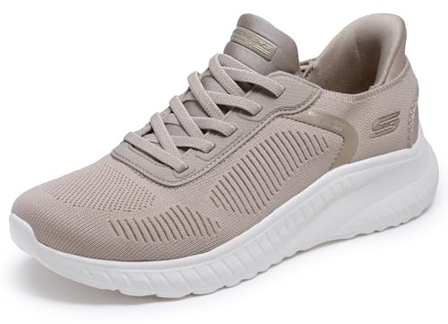 Skechers Damen Hands Free Slip-ins Bobs Squad Chaos-Current MuseSneaker