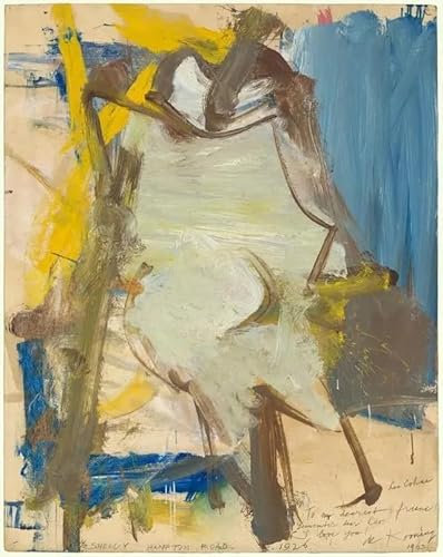 Waeta Rnvzx Willem De Kooning Poster Bunte Abstrakte Malerei Willem De Kooning Leinwand Wandkunst Willem De Kooning Drucke Für Wohnkultur Bild 60X70cm Kein Rahmen