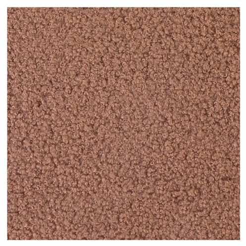 SMTCM 1 M Teddy Plüsch Stoff Meterware 160cm Breit Teddyfell Fleecestoff zum Nähen flauschig weicher Plüschstoff Polyesterstoff verdickt Dekostoff für DIY Basteln Kleidung Spielzeug Kinder Winter