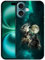 GlamCase iPhone 16 Case - Moon Wolf Face Design Printed Slim & Sleek Cute Plastic Hard Snap on Protective Designer Back Phone Case/Cover for iPhone 16