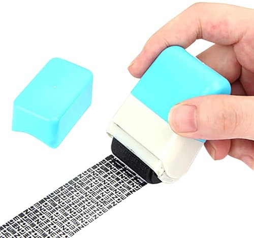 Datenschutz Rollstempel, Adressen Schwärzen, Sicherheitsstempel Für Post, Tragbar Identitätsschutz Rollstempel