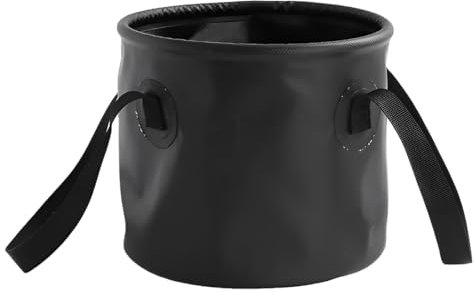 IKOPFLN Bacinella da Campeggio Pieghevole 10L, Secchio Portatile in Tessuto Oxford Impermeabile, Lavabo da Viaggio per Campeggio, Giardinaggio, attività Outdoor