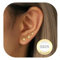 RAJPUTANA 3 Paare Kleine Ohrringe Gold für Damen Set Hypoallergen Ohrstecker Gold Zartes Stern Ohrstecker Ohrringe 925 Silber Set Schmuck Geschenke