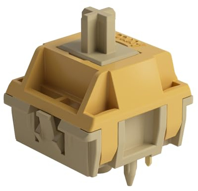 Akko Bittersweet Tactile Keyboard Switch for Mechanical Gaming Keyboard, 5-Pin 48gf Pre-Lubed Switches with Standard MX Structure (45pcs)