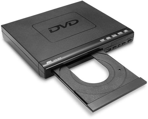 1080P Mini-DVD-Player, DVD-Player für TV mit Fernbedienung, HDMI-Anschluss, alle Regionen unterstützt, USB-Anschluss