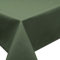 Tischdecke Fleckschutz LOTUS Effekt Garten LEINEN Optik bügelfrei abwaschbar uni Farbe Dunkelgrün Größe oval 160x260 cm