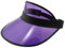 Freak Scene Retro Schildkappe - Sun Visor Cap - 80s Poker Visier Mütze - Farbe: lila-schwarz