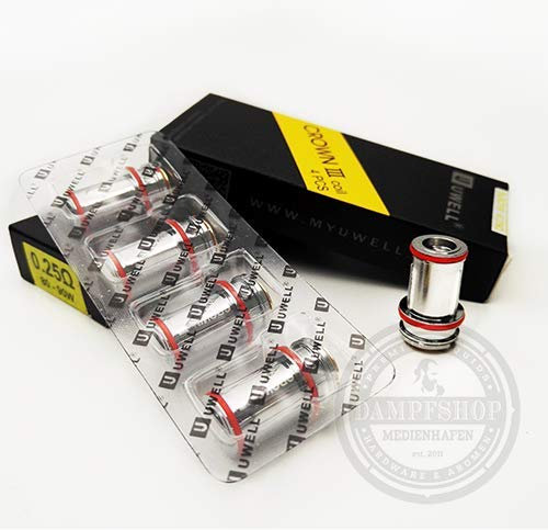 Uwell Crown 3 Coils 4 Pack Verdampferköpfe Größe 0,4Ohm