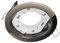 ledscom.de Deckeneinbauleuchte ZOBE, chrom-schwarz glänzend, rund, 107mm Ø, 1x GX53 max. 25W
