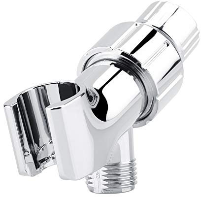 3-Way Shower Head Diverter Shower Arm Mounted Bracket Splitter Bathroom Universal Shower System Component Replacement Part Chrome Plated
