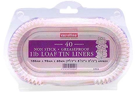 Caroline 40 Loaf Tin Liners 1lb