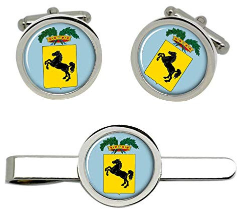 Giftshop UK Neapel Metropolitan (Italien) Manschettenknöpfe Und Krawatte Clip Set