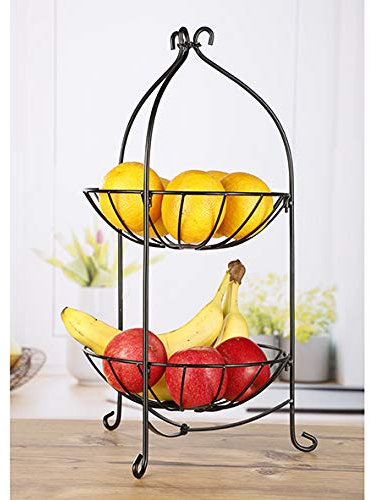 Haushalt International Etagere mit Zwei Körben