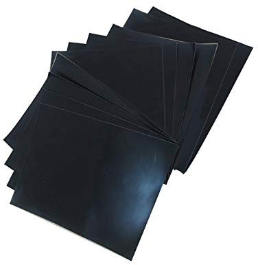 Youyijia 10 Pcs A4 Magnetic Sheets 0.5mm Thick for Spellbinders and Crafts Die Storage for Arts Crafts and Storage(Black)