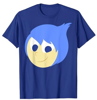 Disney Pixar Inside Out Joy Face Halloween Maglietta