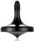 Peonza de Metal de Acero Inoxidable, Juguetes EDC de giroscopio de Escritorio de precisión, Giro Suave Equilibrio Tiempo de Centrifugado Superior a 5 Minutos (Negro)