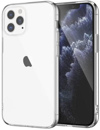 Wisam Schutzhülle geeignet für iPhone 12 Pro Max (6.7) Smartphone Zubehör, Silikonhülle Silikon Case Hülle Transparent