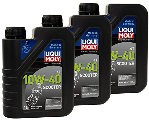 Motoröl Motor Öl LIQUI MOLY Scooter 10W-40 3 X 1 Liter
