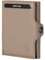 VON HEESEN Slim Wallet mit XL Münzfach & RFID-Schutz - Mini Geldbörse Herren & Damen - Kartenetui Geldklammer Kreditkartenetui - Portmonee Geldbeutel Portemonnaie klein (Taupe)