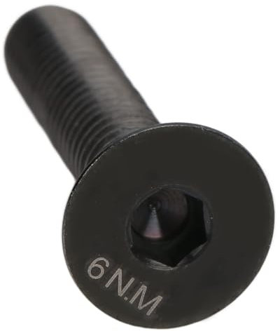 Agatige Bullone per Attacco Manubrio per Bicicletta Bullone per Tappo Superiore M6x30mm Bullone di Fissaggio per Attacco Superiore per Attacco sterzo Bullone per Attacco Manubrio per Bici Vite(Nero)