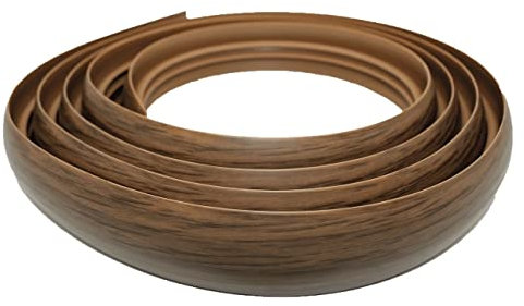 Flex Line 40mm PVC Flexible Flooring Transition Profile Door Threshold - Hickory, 3.0m