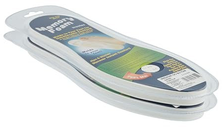 2 paia di solette ortopediche in memory foam, per uomo e donna, solette morbide da 0,5 cm, per scarpe da trekking, sneakers, scarpe, stivali – Tagliabili in modo flessibile dalla taglia 35 alla 43