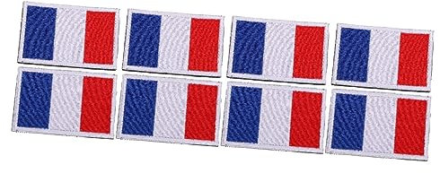 COHEALI 8stücke Nationalflaggen Aufnäher Bestickte Patches Für Kleidung Mützen Und Taschen Einfach Anzubringen Waschbar Für Kreative Bastelprojekte