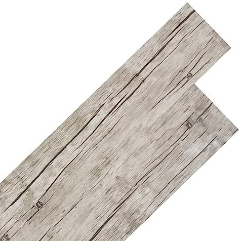 vidaXL PVC Laminat Dielen Selbstklebend 5,21 m² 2 mm Eiche Gewaschen