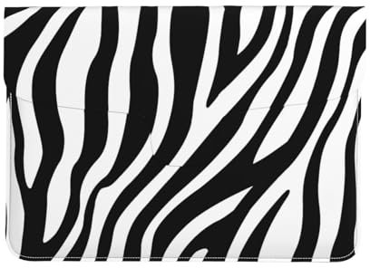 Design a strisce zebrate, Custodia in pelle per laptop, Borsa per notebook Custodia per laptop Custodia per tablet